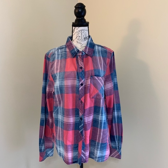 dylan Tops - Dylan Los Angeles Women’s Plaid Shirt